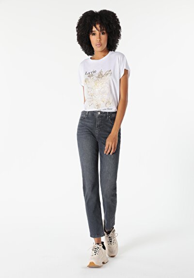 Image de T-shirt À Manches Courtes Blanc Femme