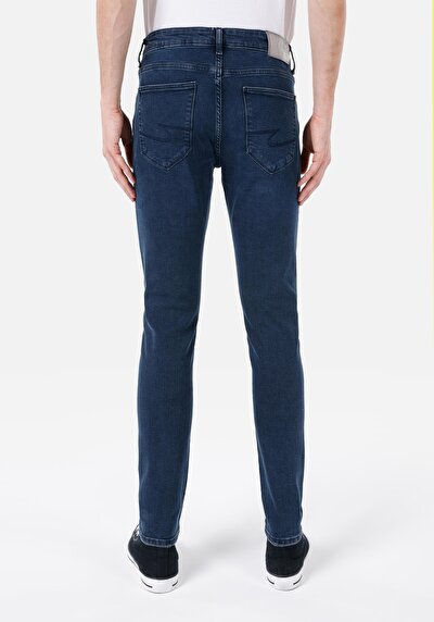 Image de 041 Danny Pantalon Bleu Foncé   En  Slim Fit Homme