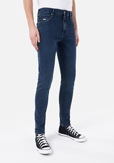 Image de 041 Danny Pantalon Bleu Foncé En Slim Fit Homme