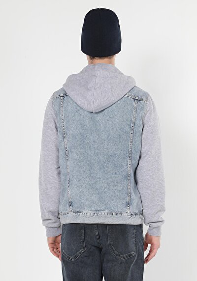 Afficher les détails de Veste De Blazer Denim Regular Fit   Homme
