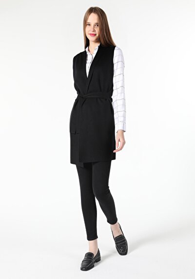 Image de Cardigan Tricot Noir Femme