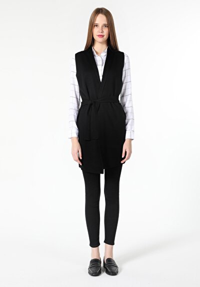 Image de Cardigan Tricot Noir  Femme