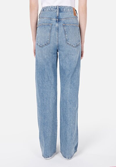 Image de 900 Laris Pantalon  Full Length High Rise En  Straight Fit Femme