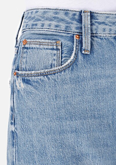 Image de 900 Laris Pantalon  Full Length High Rise En  Straight Fit Femme
