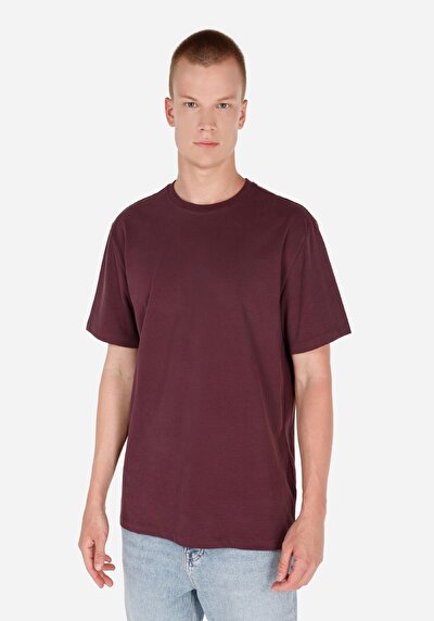 Image de T-shirt À Manches Courtes Violet Comfort Fit Homme