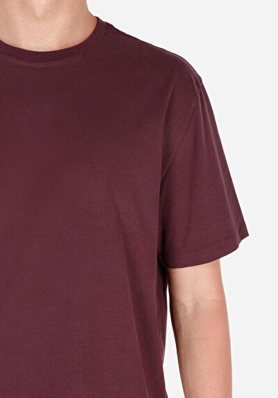 Afficher les détails de T-shirt À Manches Courtes Violet Comfort Fit  Homme