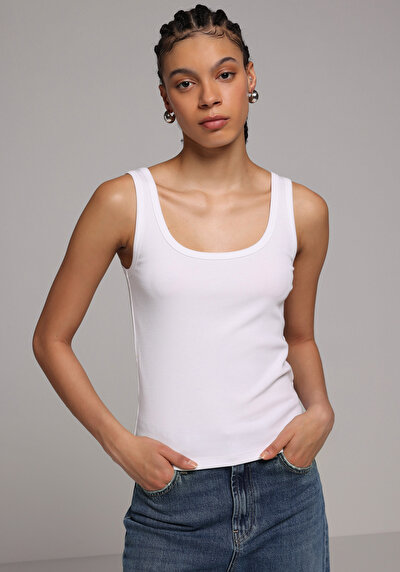 Image de Athlète Blanc Slim Fit Femme