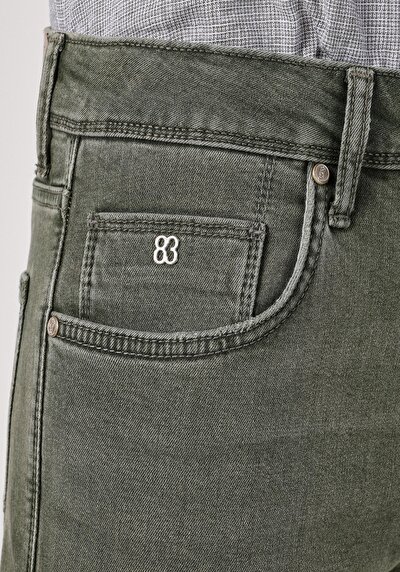 Image de 044 Karl Pantalon Bleu   En  Straight Fit Homme