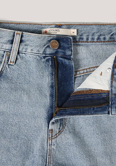 Afficher les détails de Short Bleu Mom Short Femme