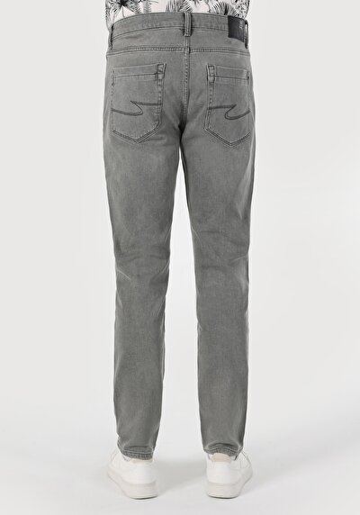 Image de 067 Jack Pantalon Gris   En  Regular Fit Homme