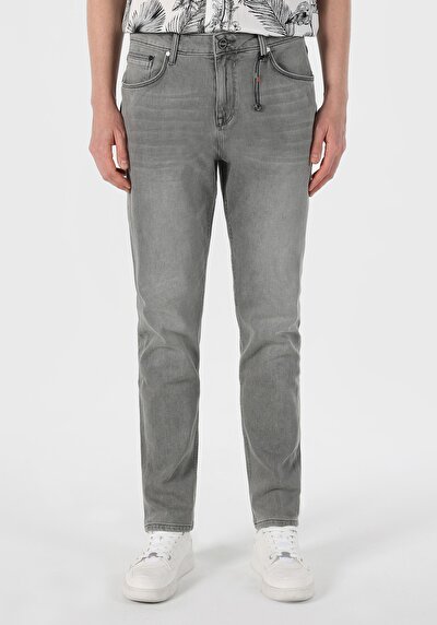 Image de 067 Jack Pantalon Gris   En  Regular Fit Homme