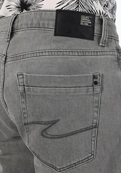 Afficher les détails de 067 Jack Pantalon Gris   En  Regular Fit Homme
