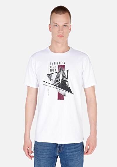 Image de T-shirt À Manches Courtes Blanc Homme