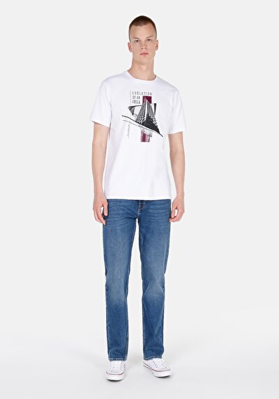 Image de T-shirt À Manches Courtes Blanc Homme