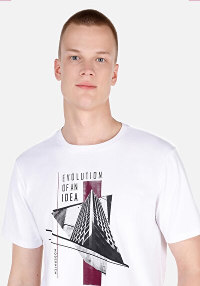 Image de T-shirt À Manches Courtes Blanc Homme