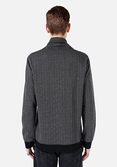 Image de T-shirt À Manches Longues Noir Regular Fit  Homme