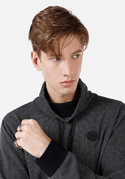 Image de T-shirt À Manches Longues Noir Regular Fit  Homme