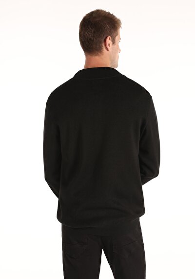 Image de Cardigan Tricot Noir Regular Fit Homme