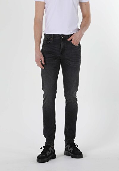 Image de 041 Danny Pantalon Noir Slim Leg  En  Slim Fit Homme
