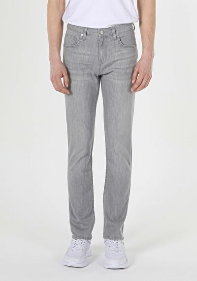 Image de 044 Karl Pantalon Gris Straight Leg  En  Straight Fit Homme
