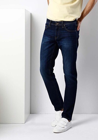 Image de 044 Karl Pantalon Denim Straight Leg Low Rise En  Straight Fit Homme