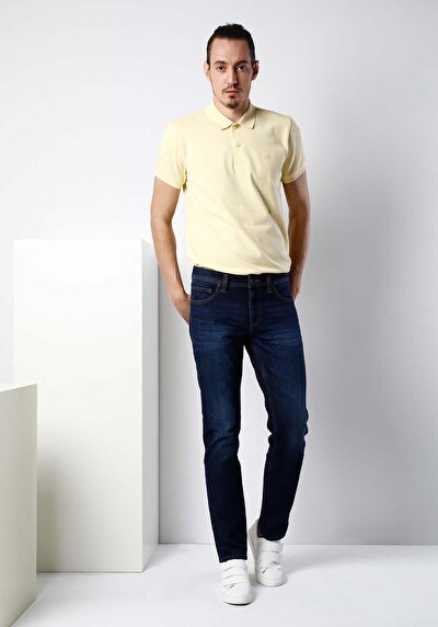 Image de 044 Karl Pantalon Denim Straight Leg Low Rise En  Straight Fit Homme