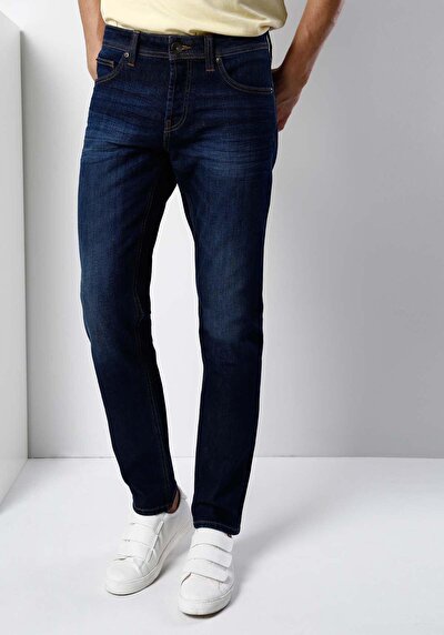 Image de 044 Karl Pantalon Denim Straight Leg Low Rise En  Straight Fit Homme
