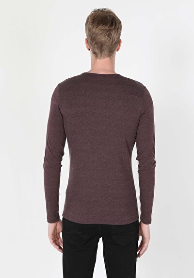 Image de T-shirt À Manches Longues Slim Fit Homme