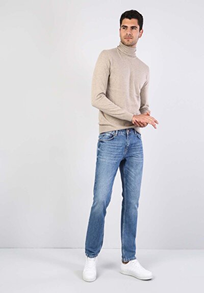 Image de Pull Beige Slim Fit   Homme