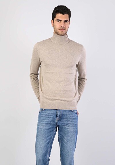 Image de Pull Beige Slim Fit   Homme