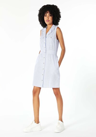 Image de Robe Bleu Slim Fit    Femme
