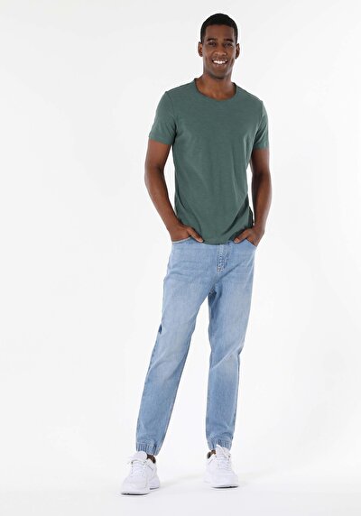 Image de T-shirt À Manches Courtes Vert Classic Fit  Homme