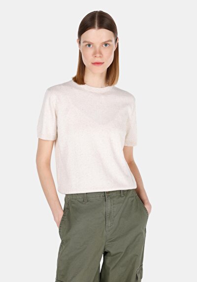 Image de Tricot Ecru Regular Fit Femme