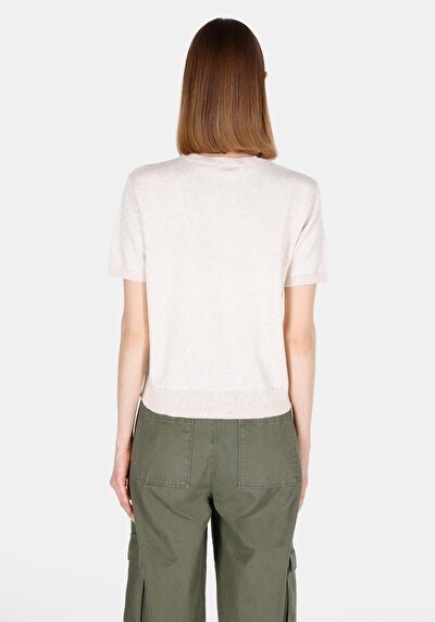 Image de Tricot Ecru Regular Fit  Femme
