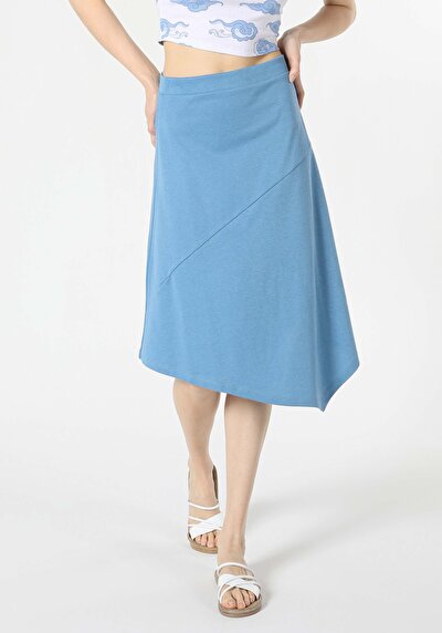 Image de Jupe Bleu Regular Fit    Femme