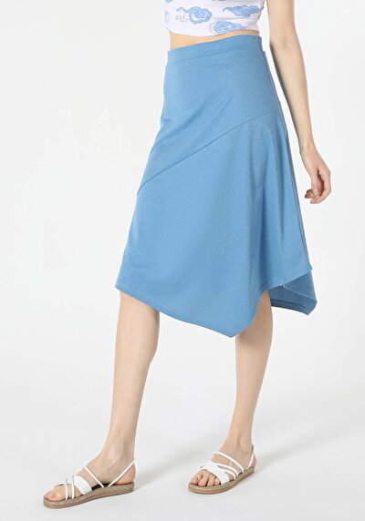 Image de Jupe Bleu Regular Fit    Femme