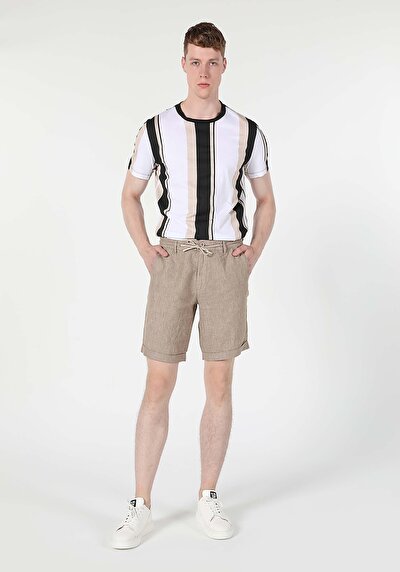Image de Short Marron Regular Fit Homme