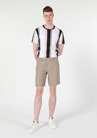 Image de Short Marron Regular Fit Homme