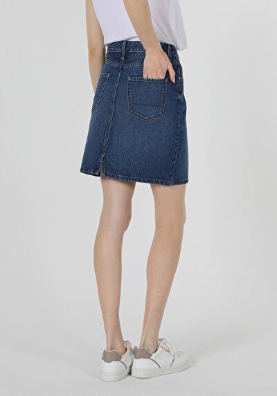 Image de Jupe Bleu Slim Fit    Femme