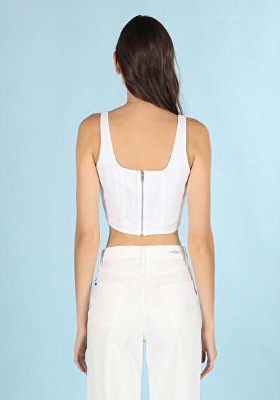 Image de Büstiyer Blanc Slim Fit Femme