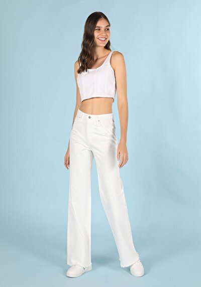 Image de Büstiyer Blanc Slim Fit Femme