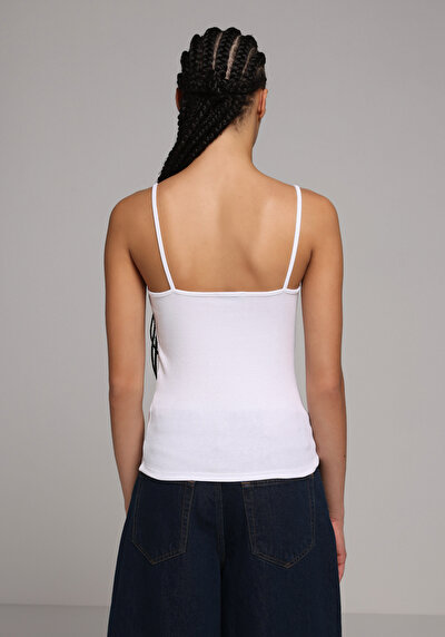 Image de Athlète Blanc Slim Fit Femme