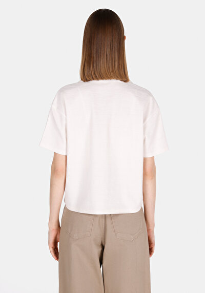 Image de Chemise Polo À Manches Courtes Blanc Jakarli Regular Fit Femme