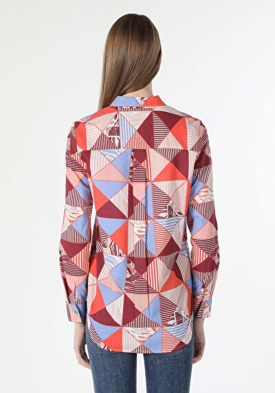 Image de Chemise À Manches Longues Multicolou Femme