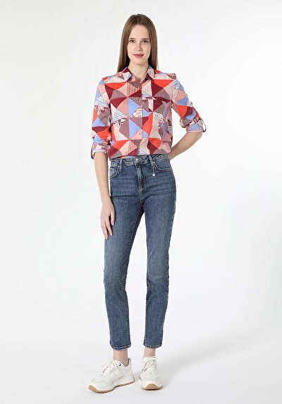 Image de Chemise À Manches Longues Multicolou Femme