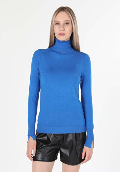 Image de Pull Bleu Slim Fit   Femme