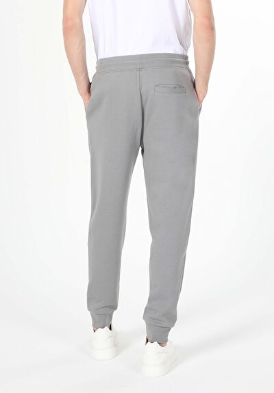 Afficher les détails de Pantalon De Survêtement Gris Slim Fit Homme