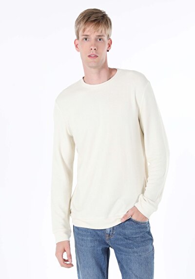Image de T-shirt À Manches Longues Beige Regular Fit  Homme