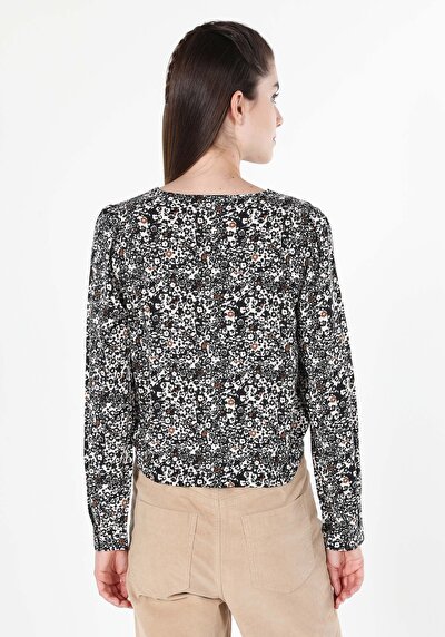 Image de Chemise À Manches Courtes Marine Femme