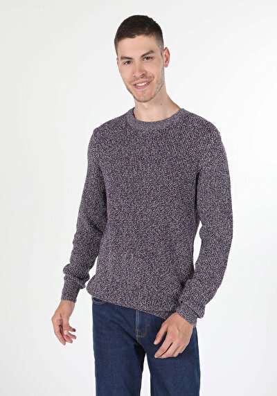 Image de Pull Violet Regular Fit   Homme